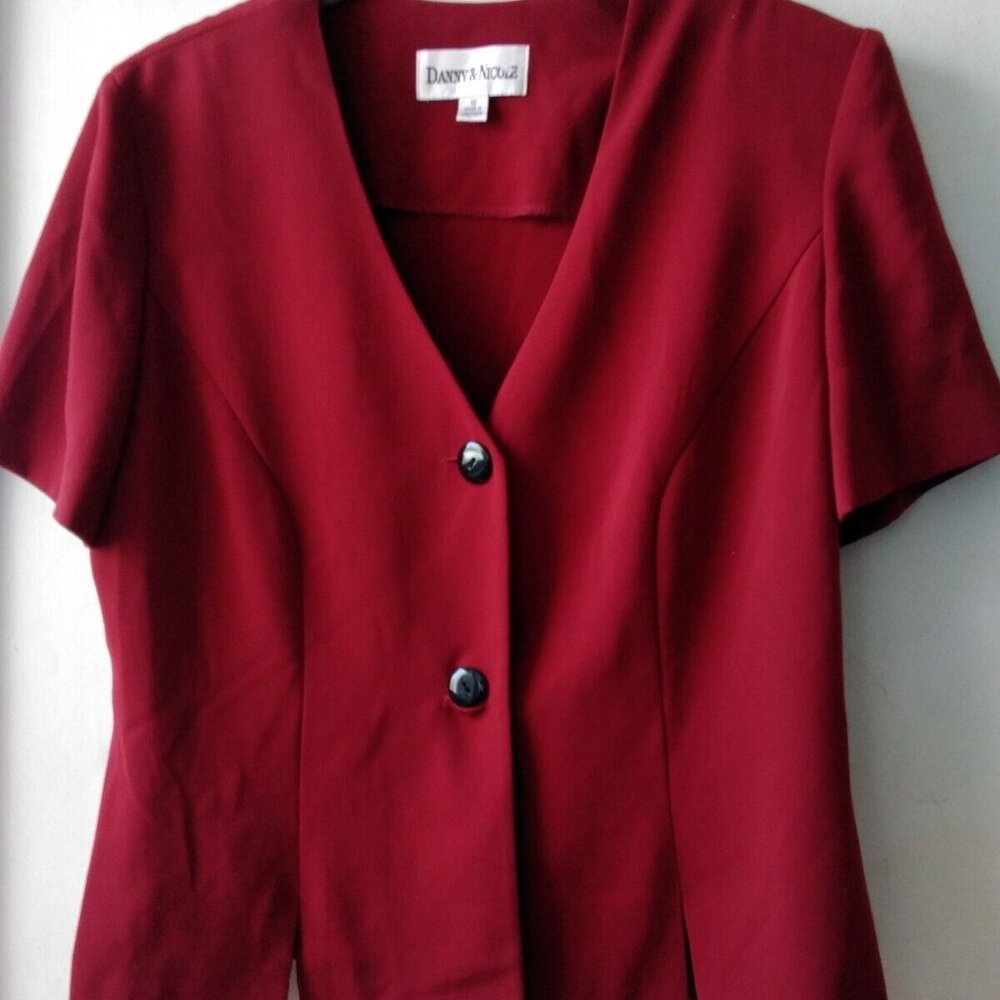 SIZE 10 DANNY & NICOLE PINK SUIT TOP